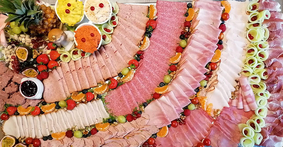 Plateau de charcuterie du traiteur